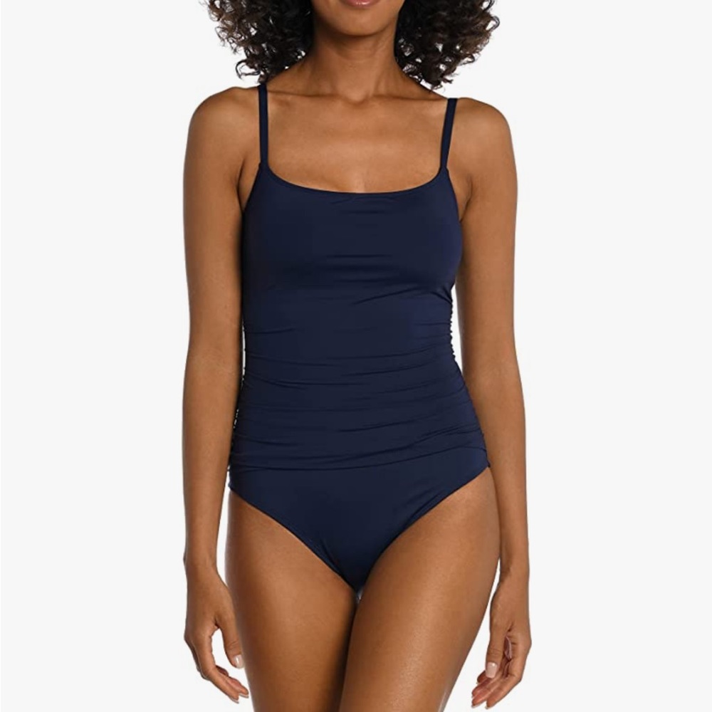 Island Goddess Rouched Body Lingerie Mio One Piece Swimsuit size 4